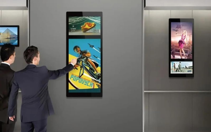 Tất tần tật về màn hình quảng cáo LCD và Frame thang máy