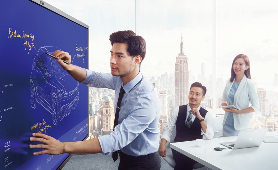 Ứng Dụng AI Trên Màn Hình Tương Tác: Đột Phá Cho Phòng Họp Hybrid